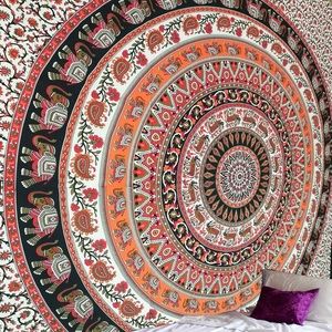 Hippie Elephant Tapestry